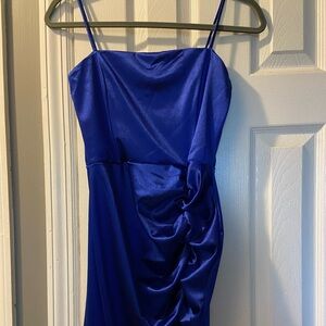 Royal blue brand-new mini dress